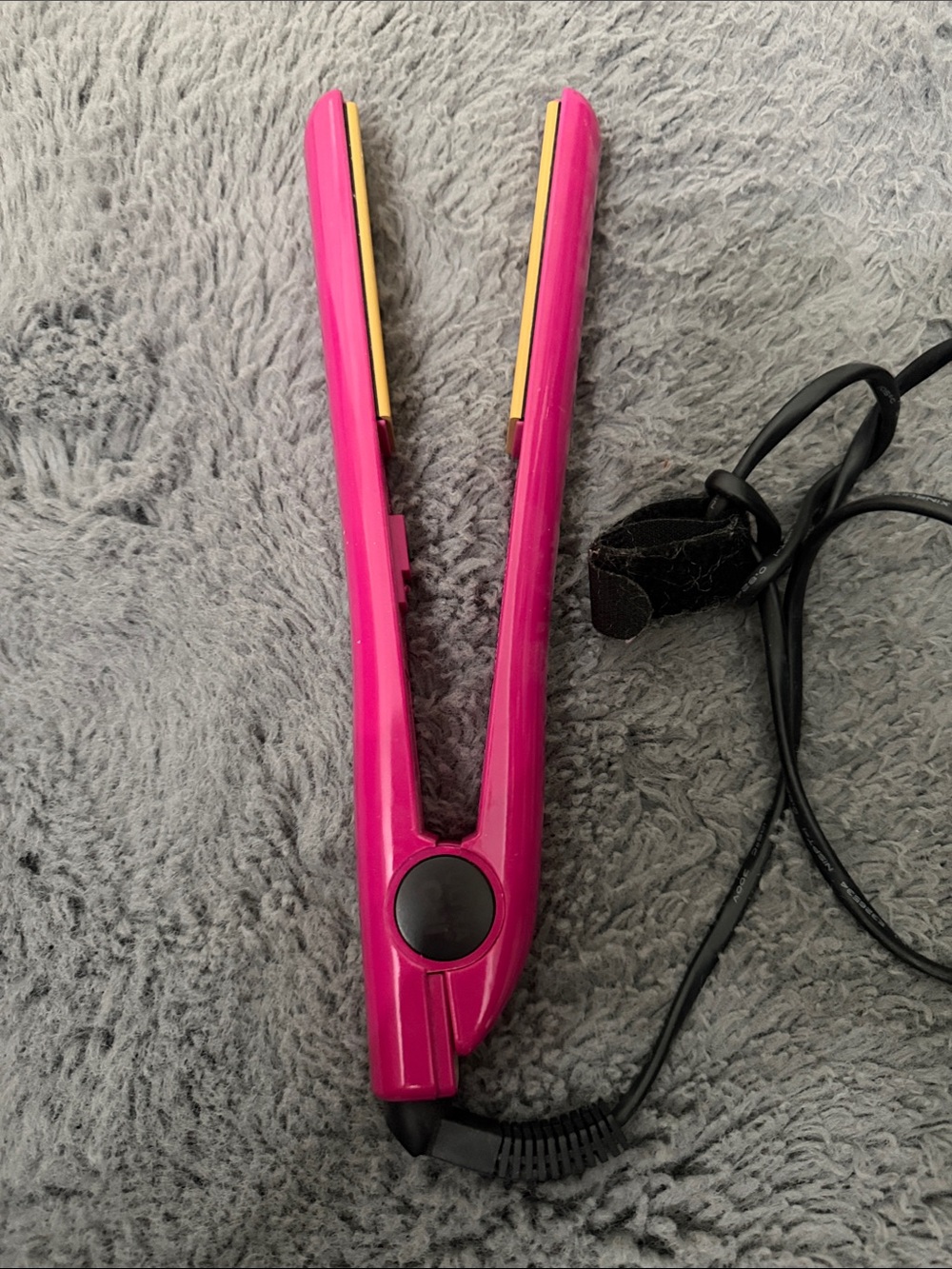 Ultra Chi Hot Pink Hair Straightener - Compact Ceramic Flat Iron